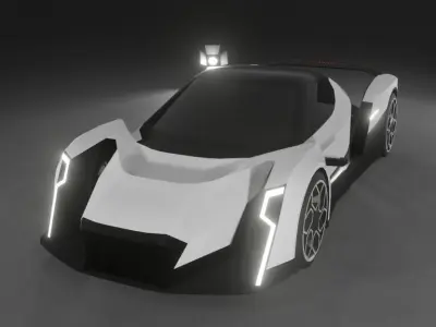 Vanda Electrics Dendrobium Low-poly 3D model