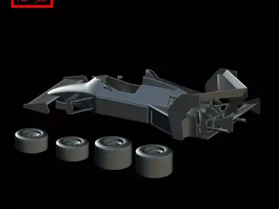 Tyrrell 012 Boomerang F1 1985 3D print model