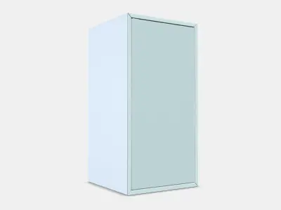 EKET Cabinet w door and 1 shelf 1 Low-poly 3D model