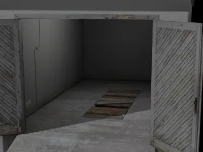 Vintage Garage Pack Low-poly 3D model