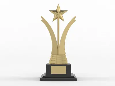 Trophy Cup 3D model 16