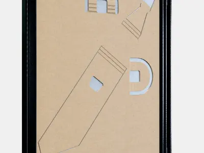 YLLEVAD picture frame 1 Low-poly 3D model