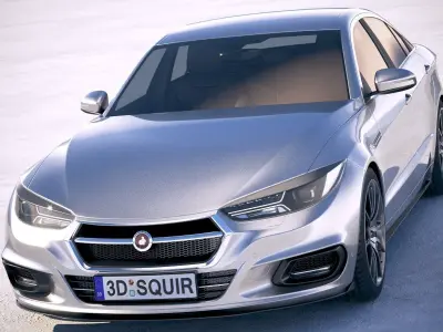 Generic Sedan 2018 3D model