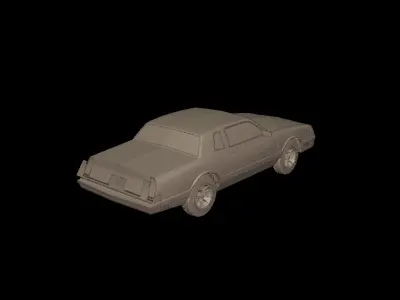 chevrolet monte carlo ss 1986 3D PRINT MODEL 3D print model