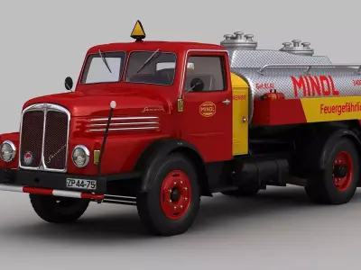 IFA S4000-1 Tank Truck MINOL 3D model