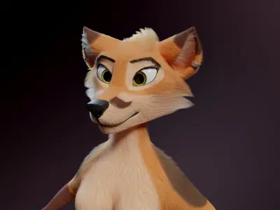 Agnes Anthro Fox 3D model