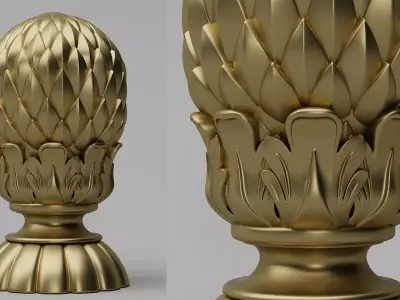 Ornamental Finial 3D model