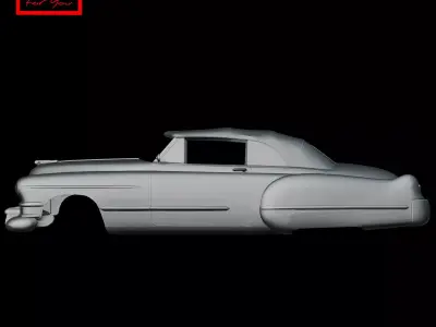Cadillac Deville Convertible 1948 3D model