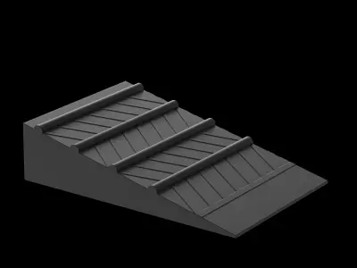Squat Wedge Block for Fitness 3D model