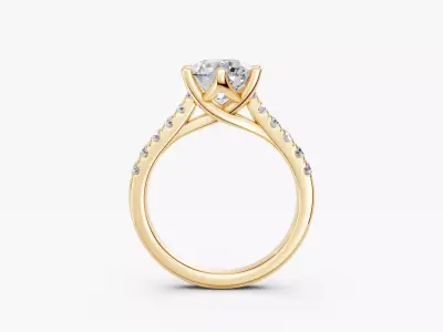 ZKR09 ENGAGEMENT RING 3D print model