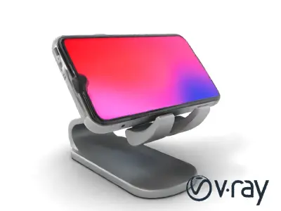 Sophisticated Device Mount Model Pack Low-poly 3D model