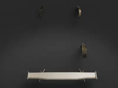 spoiler tuning auto garage 3D model