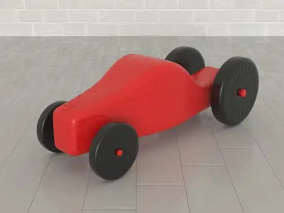 Toy Car Free low-poly 3D model