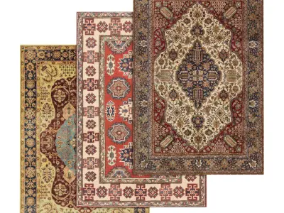 Rug Set 1942 3D model