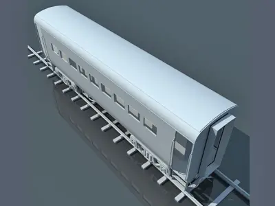 Model of Train Wagon 3D model
