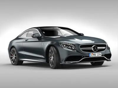 Mercedes Benz S63 AMG Coupe 2015 3D model