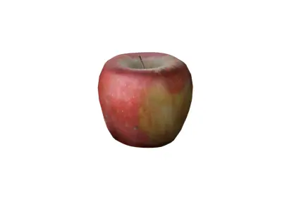 Realistic Apple Free low-poly 3D model