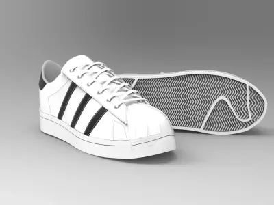 Adidas Superstar 3D model