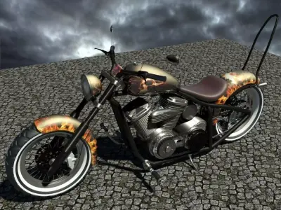 chopper motor 3D model