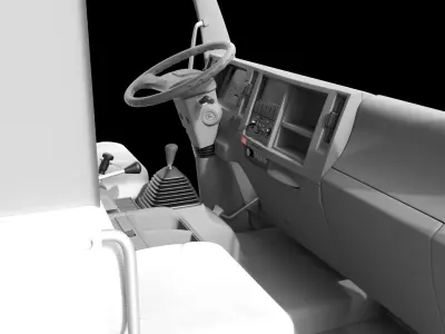 ISUZU DECA-GXZ360 INTERIOR 3D model