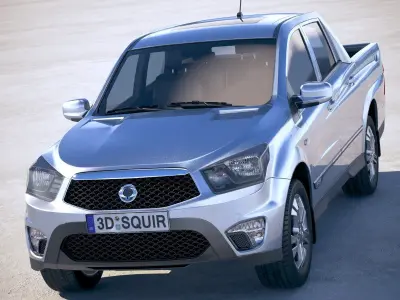 SsangYong Action Sports 2013-2018 3D model