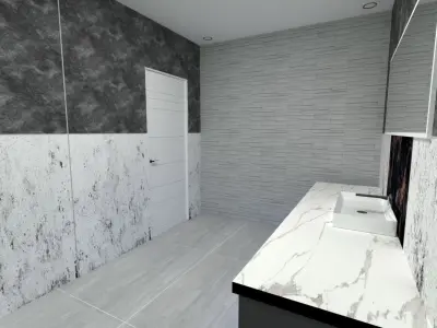 Luxury Bathroom 2021 3D model