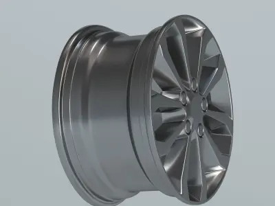 Car Rim Wheel  Low-poly 3D model