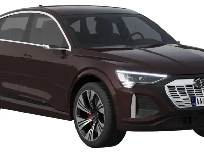 Audi Q8 Sportback e-tron 3D model