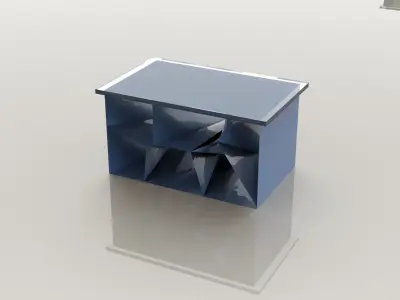 Download Parametric Table Design Grasshopper Rhino 3D model 3D model