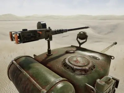 WWII Allies Sherman Walker Low-poly 3D model