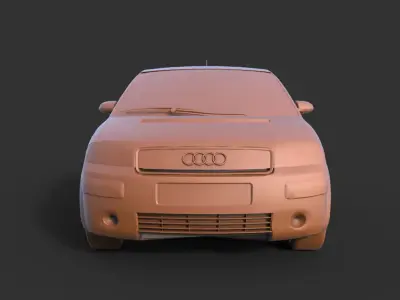 Audi A2 3D print model