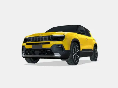 Jeep Avenger 2024 Low-poly 3D model