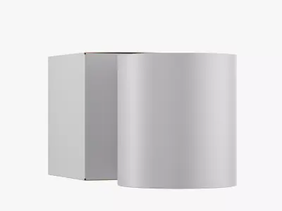 Candle with Box Mockup 3D model