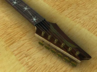 Dean Dave Mustain V 3D model