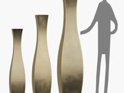 Rocco and Lolita vases 3D model