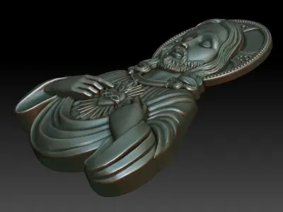 Sacred Heart of Jesus 3 3D print model