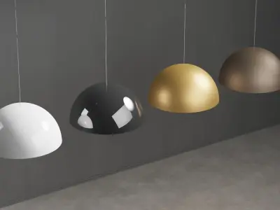 Flos Skygarden Pendant Lamp 60cm 3D model