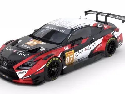 Lexus RCF LMGT3 2024 3D model