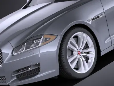 Jaguar XJ 2017 VRAY 3D model