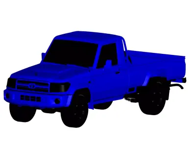 Toyota Land Cruiser Pickup 2005 3D model
