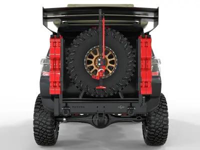 Toyota 4Runner 2022 Full Accesories 3D model