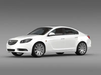 Opel Insignia Hatchback 2008-13 3D model