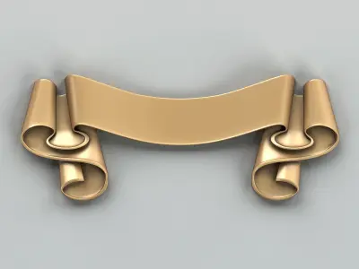 Decorative Ribbon 007 3D model