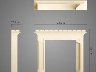 Marble Fireplace - 3D printing 3D print model