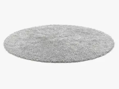 Eliza Round Rug 3D model