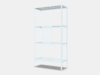 BAGGEBO shelving unit 1 Low-poly 3D model