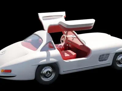 Mercedes-Benz W198 300SL 3D model