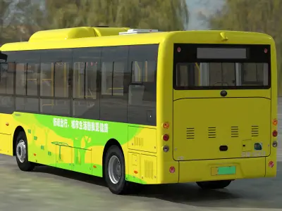 YUTONG ZK6805BEVG3 bus 3D model
