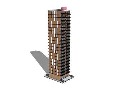 Residential Apartment  01 3D model