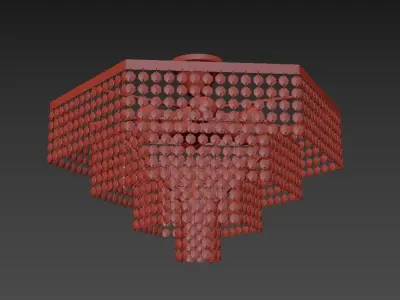 Chandelier Loreto E 1 5 40 600 G 3D model